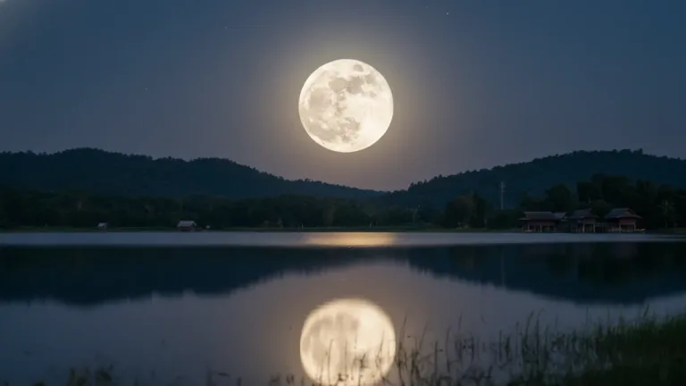ฝันเห็นพระจันทร์เต็มดวงทอแสงสีทองเรืองรอง ลางบอกเหตุแห่งโชคชะตาที่กำลังรุ่งโรจน์