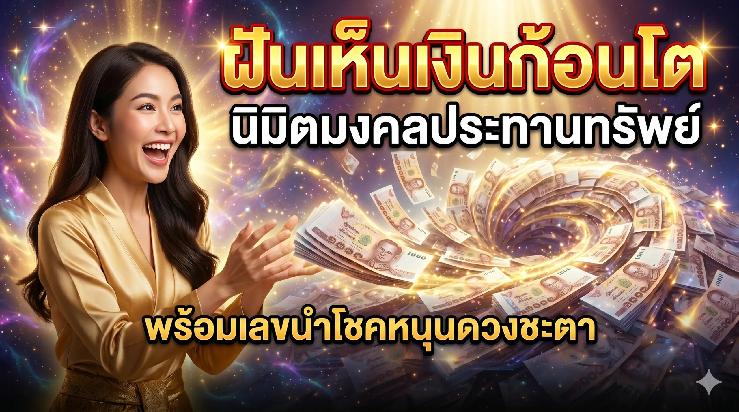 ฝันเห็นเงินก้อนโต
