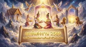 ฤกษ์แต่งงาน 2569 รวมวันมงคลแต่งงานกันแล้วชีวิตรุ่งเรือง