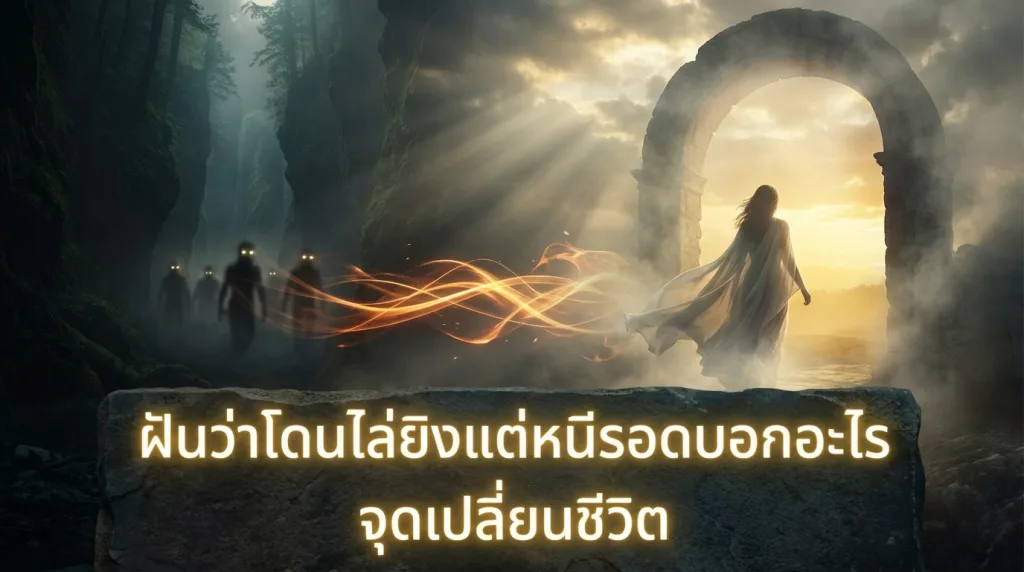ฝันว่าโดนไล่ยิงแต่หนีรอดบอกอะไร ทำไมหลายคนฝันแบบนี้ก่อนชีวิตมีจุดเปลี่ยน