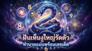 ฝันเห็นงูใหญ่รัดตัว หมายถึงอะไร ทำนายแม่นพร้อมเลขเด็ด