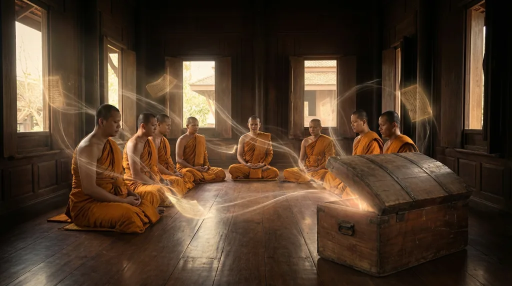 ฝันเห็นพระสงฆ์หลายรูปในบ้านหมายถึงอะไร เป็นบุญหนุนนำหรือสัญญาณให้รีบแก้บางเรื่อง