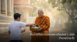 ฝันว่าได้ใส่บาตรกับพระอริยสงฆ์ 1 องค์ ทำนายว่าอะไร สื่อถึงเป็นลางบอกเหตุด้านใดบ้าง