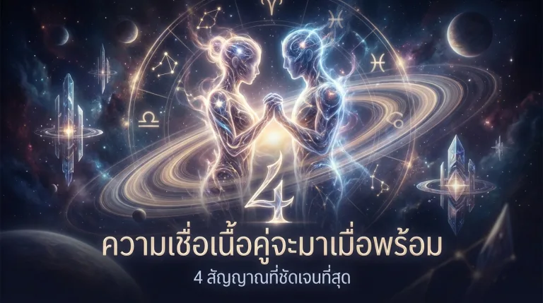 ความเชื่อเนื้อคู่จะมาเมื่อพร้อม 4 สัญญาณที่ชัดเจนที่สุด