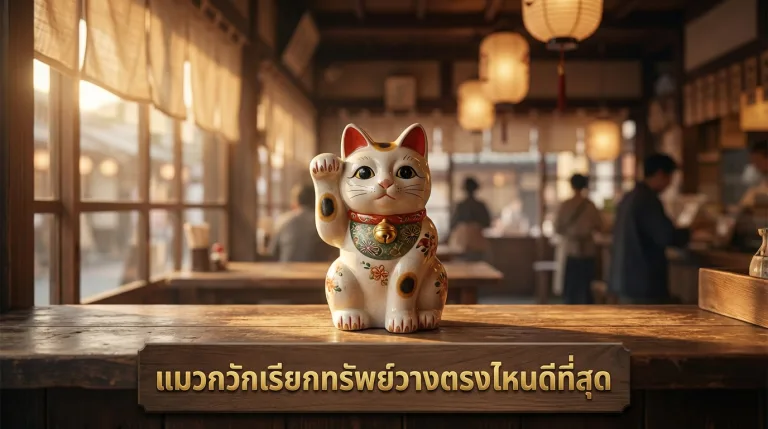 แมวกวักเรียกทรัพย์วางตรงไหนดีที่สุด ให้ร้านค้าคนเข้าและเงินไหลลื่น