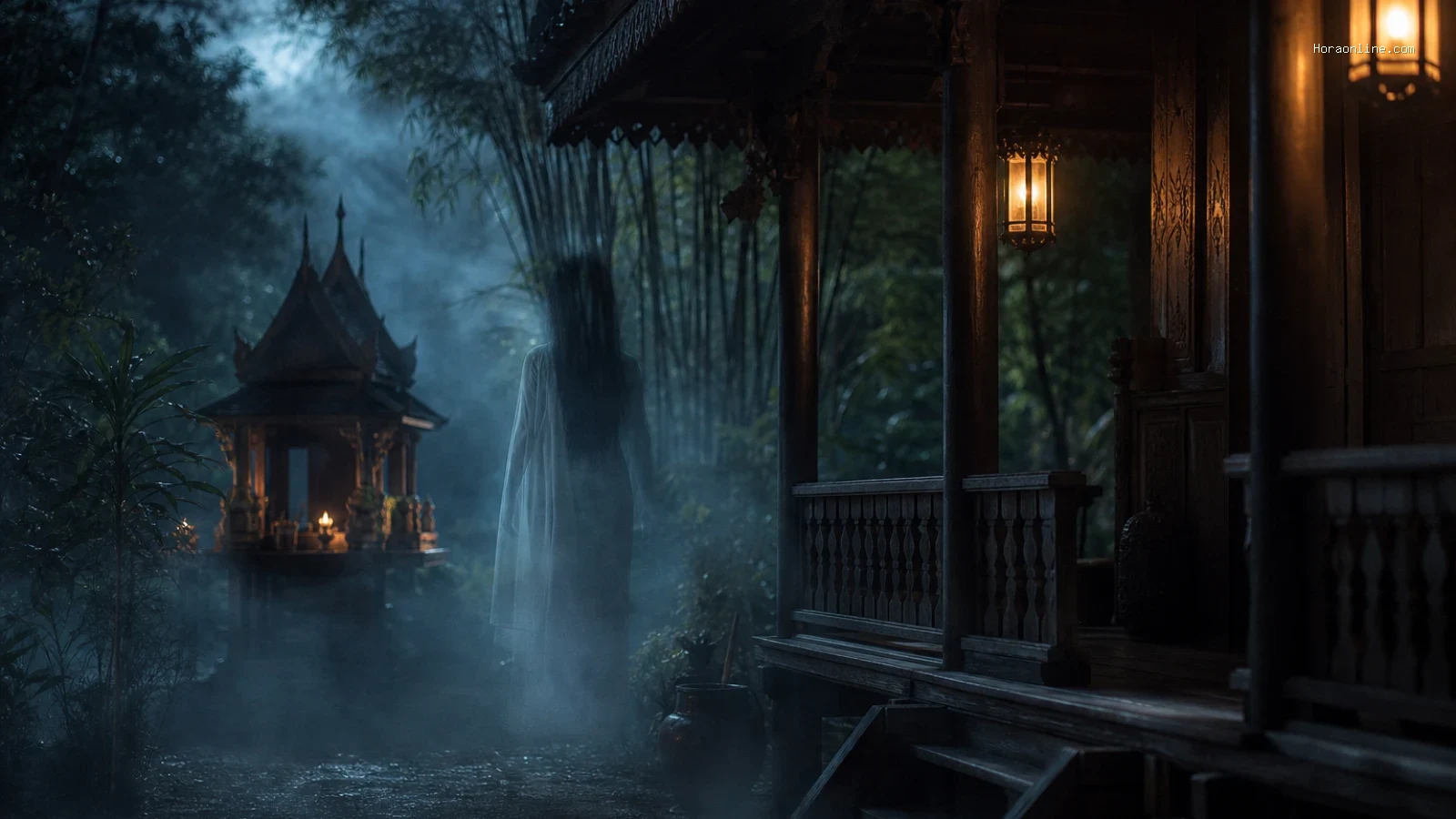ภาพa faint translucent figure in fog สื่อถึง4 ดวงวิญญาณแห่งความยึดติด และสิ่งที่คนเป็นต้องระวัง ในบทความ ตำนานผีไทยโบราณ เปิดประวัติความสยองขวัญ ที่เล่าขานกันมานับร้อยปี