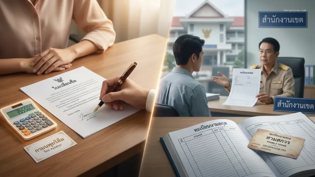 บรรยากาศของ นามสกุลตกเลขเสีย ต้องเปลี่ยนชื่อให้ผลรวมดี หรือควรเปลี่ยนนามสกุล กับ นามสกุลตกเลขเสียควรเปลี่ยนชื่อไหม