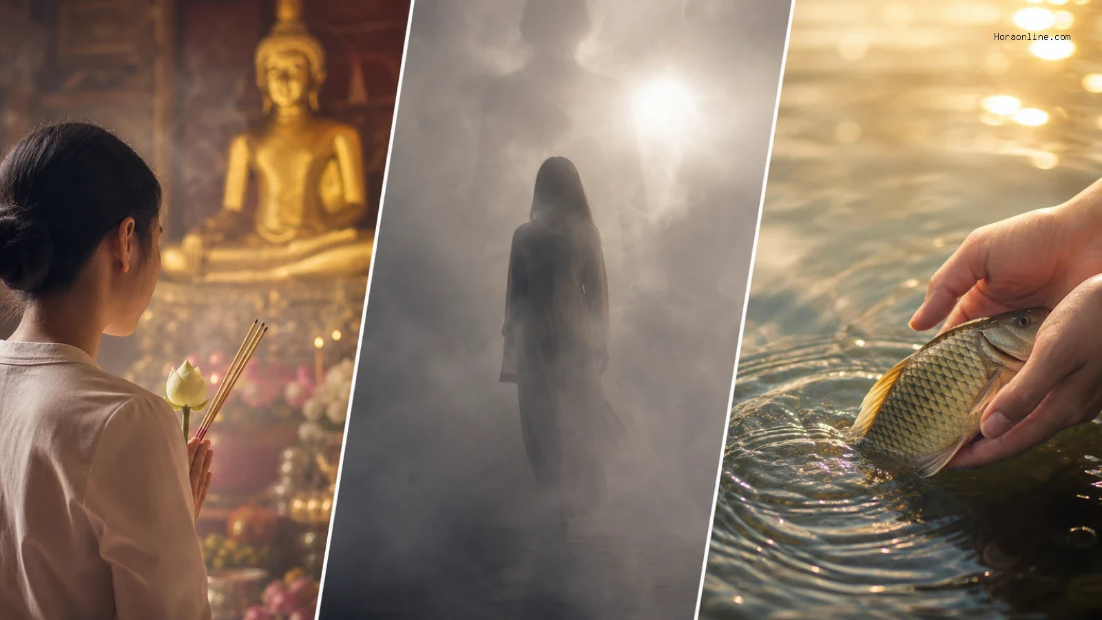 ภาพa faint translucent figure in fog สื่อถึงคติความเชื่อเรื่องการแก้เคล็ดนิมิตอัปมงคล ในบทความ ทำบุญแก้ฝันร้าย แบบไหนดีที่สุด สังฆทานหรือปล่อยปลา