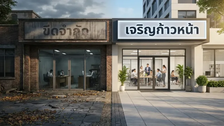 หากบริษัทมีคำว่าข้อจำกัดหรือคำลบแฝงอยู่ ส่งผลต่อการเติบโตแค่ไหน