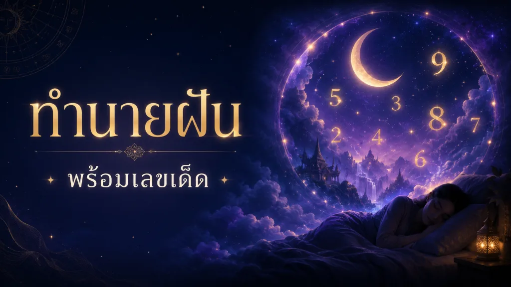 ทำนายฝัน ออนไลน์ พร้อมเลขเด็ด