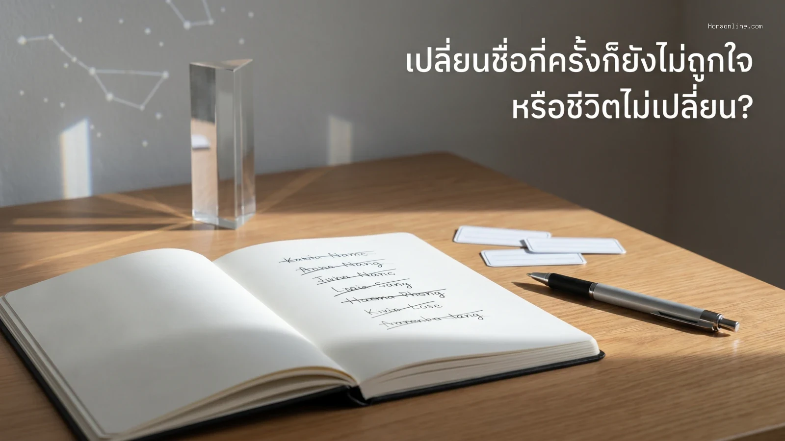 ภาพประกอบหัวข้อ ทำไมเปลี่ยนชื่อกี่ครั้งก็ยังไม่ถูกใจ หรือชีวิตไม่เปลี่ยน? ในบทความ ความลับของลัคนาราศี ทำไมบางคนเปลี่ยนชื่อกี่ครั้งก็ยังไม่เจอที่ถูกใจ