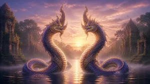 ฝันเห็นพญานาค 2 ตัว สื่อถึงอะไร ทำไมหลายคนโยงกับโชคลาภและคนอุปถัมภ์