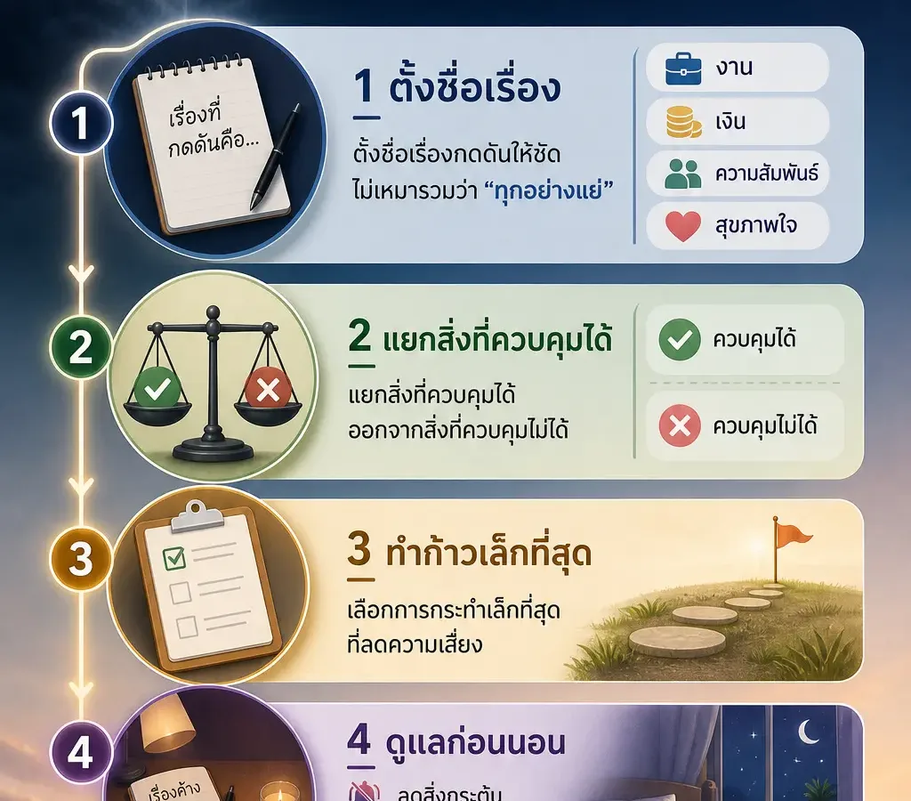 สรุปเรื่อง เปลี่ยนคำทำนายให้เป็นการตั้งหลักใน 4 จังหวะ